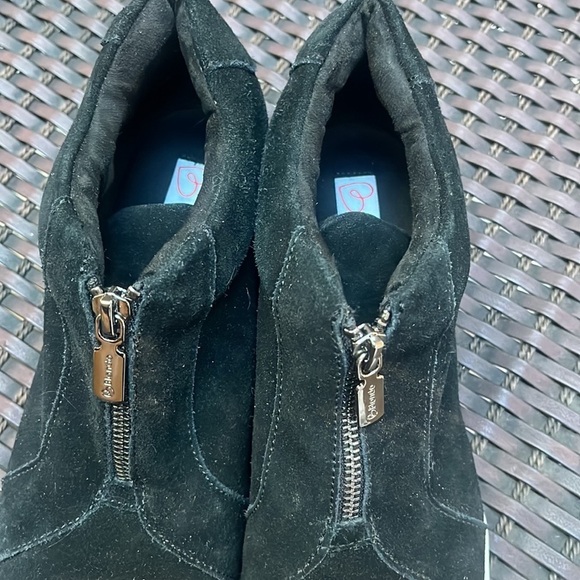 Womens BLONDO Glenda Black Suede Waterproof Zip Up Boots / Size 8.5 m - Picture 6 of 10